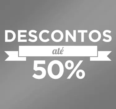 Adesivo personalizados de descontos - TenStickers