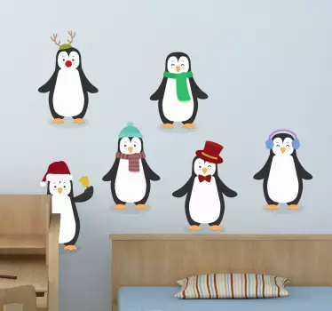 Adesivo pinguim disfarçado - TenStickers