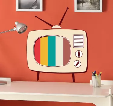 Adesivo retro pop TV - TenStickers