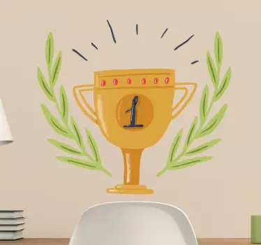 Adesivo taça número 1 - TenStickers