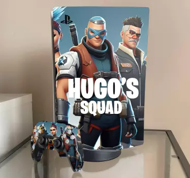 Autocolante de videojogos esquadrão personalizadoEsquadrão person - TenStickers