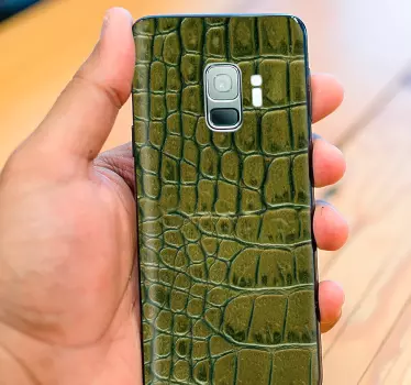 Autocolante com fotomurais Pele de crocodilo - TenStickers
