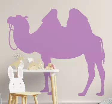Autocolante animal arte em silhueta de camelo - TenStickers