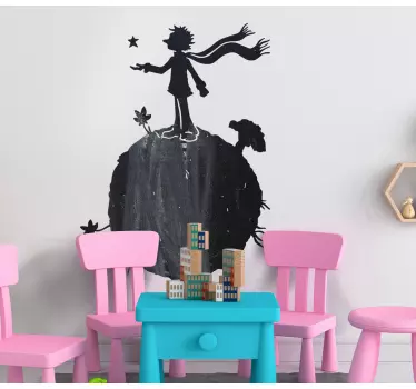Autocolante animal criança no mundo - TenStickers