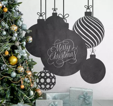 Autocolante animal decorações de natal suspensas - TenStickers