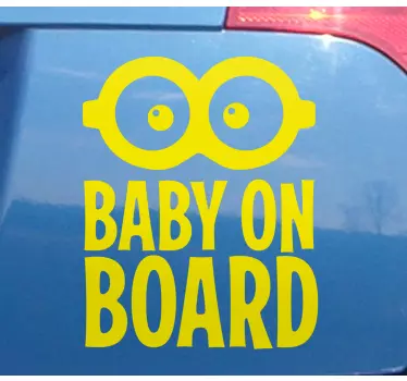 Autocolante animal sinal engraçado de bebê - TenStickers