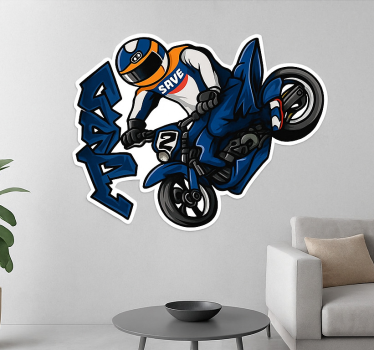 Autocolante animal spray de rua - TenStickers