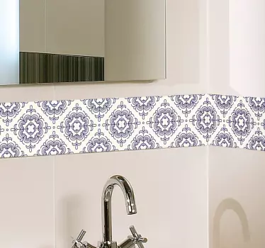 Autocolante decorativo azulejo casa de banhovintage nilo - TenStickers