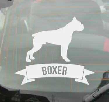 Autocolante cão boxer - TenStickers