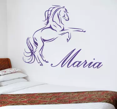 Autocolante cavalo personalizado - TenStickers