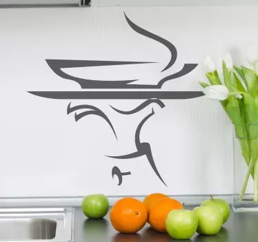 autocolante da cozinha da bandeja 4 do garçom - TenStickers