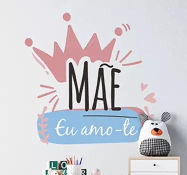 Autocolante de acontecimentos Mãe, Eu Amo-te - TenStickers