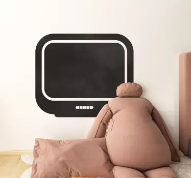 Autocolante de ardósia Monitor televisão  - TenStickers
