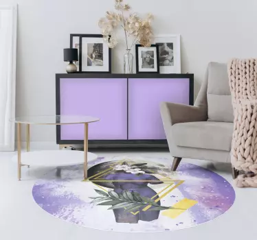 Autocolante decorativo de cores lisas digital lavender - TenStickers
