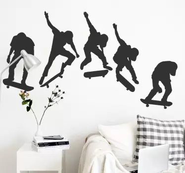 Autocolante de desportos radicais salto de skate - TenStickers