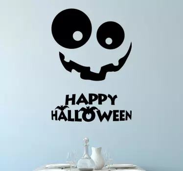Autocolante de halloween da abóbora do dia das bruxas - TenStickers