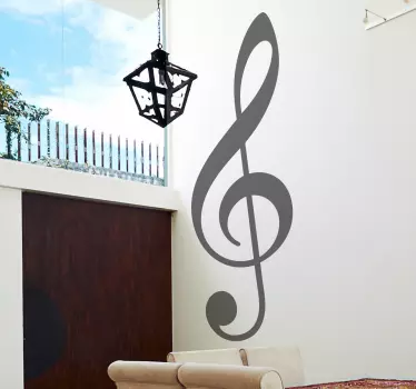 Autocolante de parede Clave de Sol - TenStickers