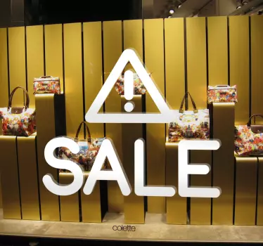 Autocolante de promoção adesivo de advertência do reino unido - TenStickers