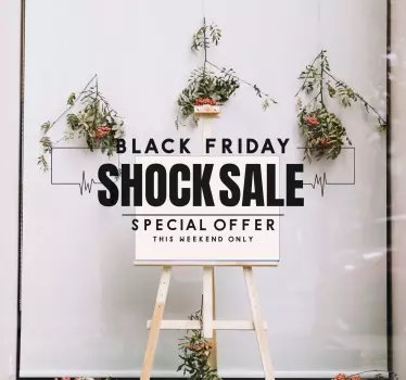Autocolante de promoção anúncio de venda surpresa - TenStickers