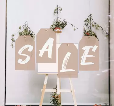 Autocolante de promoção etiquetas de vendas penduradas - TenStickers