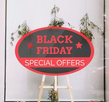 Autocolante de promoção placa de evento promocional - TenStickers