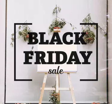 Autocolante de promoção venda especial black - TenStickers