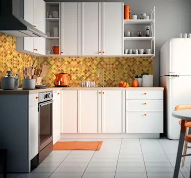 Autocolante decorativo de quadrados painel de Controle de Azulejo - TenStickers