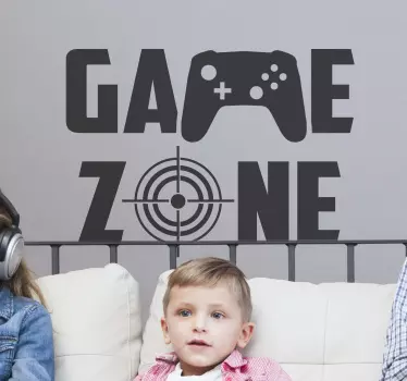 Autocolante de videojogos game zone - TenStickers