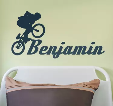 Autocolante decorativo bicicleta - TenStickers