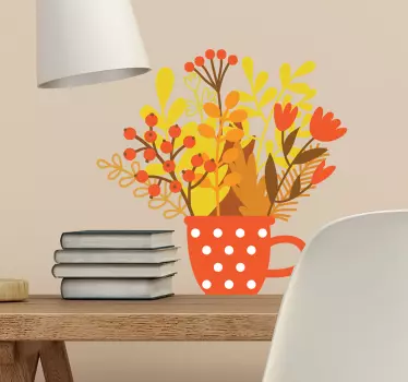 Autocolante decorativo buquê de outono - TenStickers