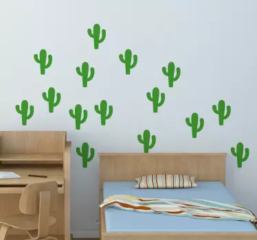 Autocolante decorativo cactos - TenStickers