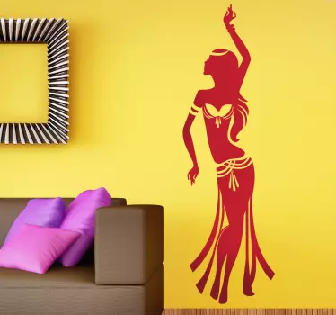 Autocolante decorativo dança do ventre - TenStickers