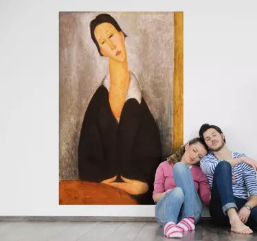 Autocolante decorativo de arte Modigliani - TenStickers
