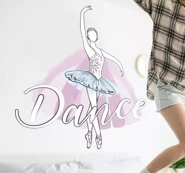 Autocolante decorativo de dança Ballet clássico - TenStickers