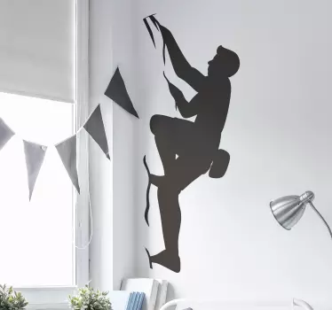 Autocolante decorativo de desportos radicais Alpinista  - TenStickers