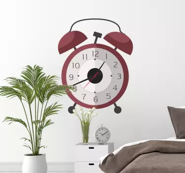 Autocolante decorativo despertador clássivo - TenStickers