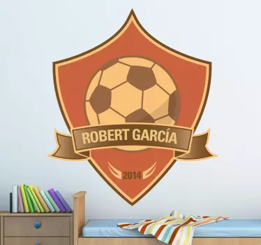 Autocolante decorativo emblema personalizado - TenStickers