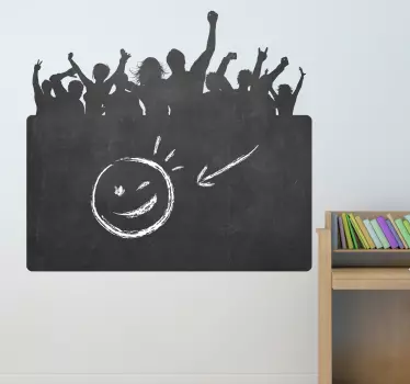 Autocolante decorativo festa quadro preto - TenStickers