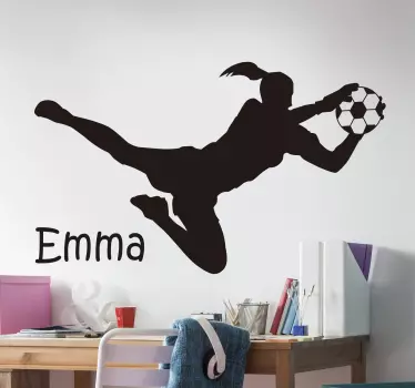 Autocolante decorativo futebol Goleiro de futebol - TenStickers