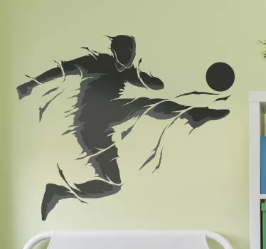 Autocolante decorativo futebol Jogador de futebol - TenStickers