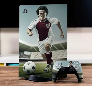 Autocolante Futebol jogador de futebol cara - TenStickers