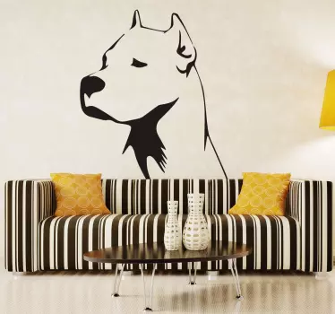 Autocolante decorativo great dane - TenStickers