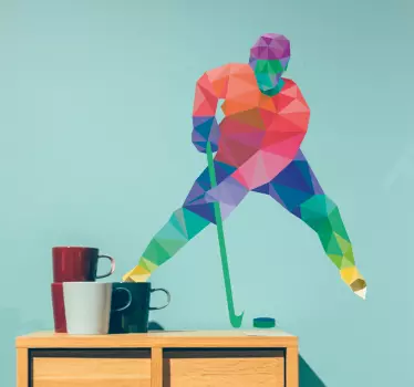Autocolante decorativo hockey - TenStickers