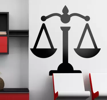 Autocolante decorativo icone da justiça - TenStickers
