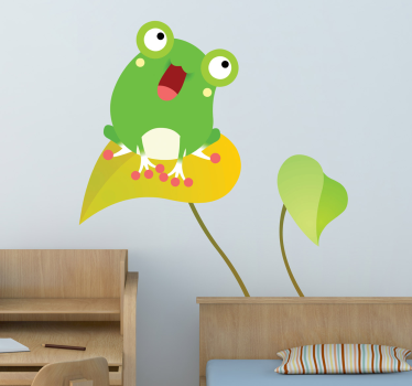 Autocolante decorativo infantil rã cantora - TenStickers