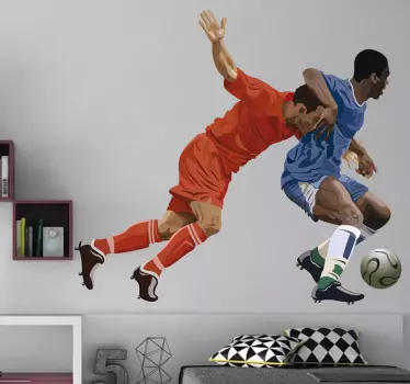 Autocolante decorativo jogadores de futebol - TenStickers