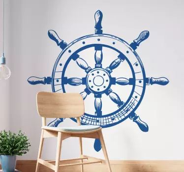 Autocolante decorativo leme - TenStickers