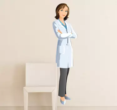 Autocolante decorativo médica simpática - TenStickers