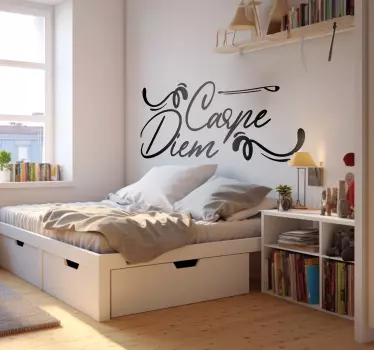 Autocolante decorativo motivação pessoal Carpe diem - TenStickers