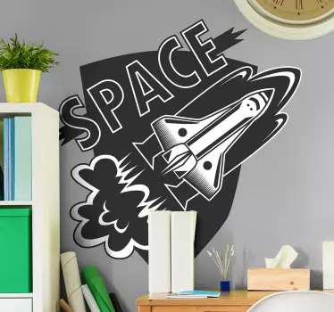 Autocolante decorativo nave especial - TenStickers